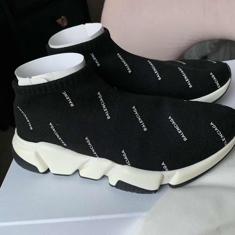 Balenciaga Low Logo Speed Sneaker Size 37